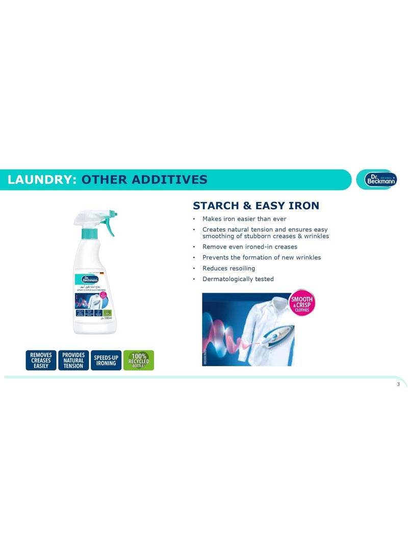 دكتور بيكمان بخاخ نشا لكي الملابس بسهولة ، 500 مل - Image 2